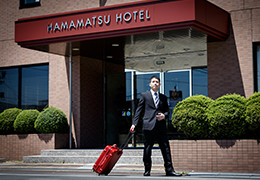 浜松ホテルをチェックアウト